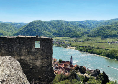 Dürnstein Wachau Empfehlung Ausblick